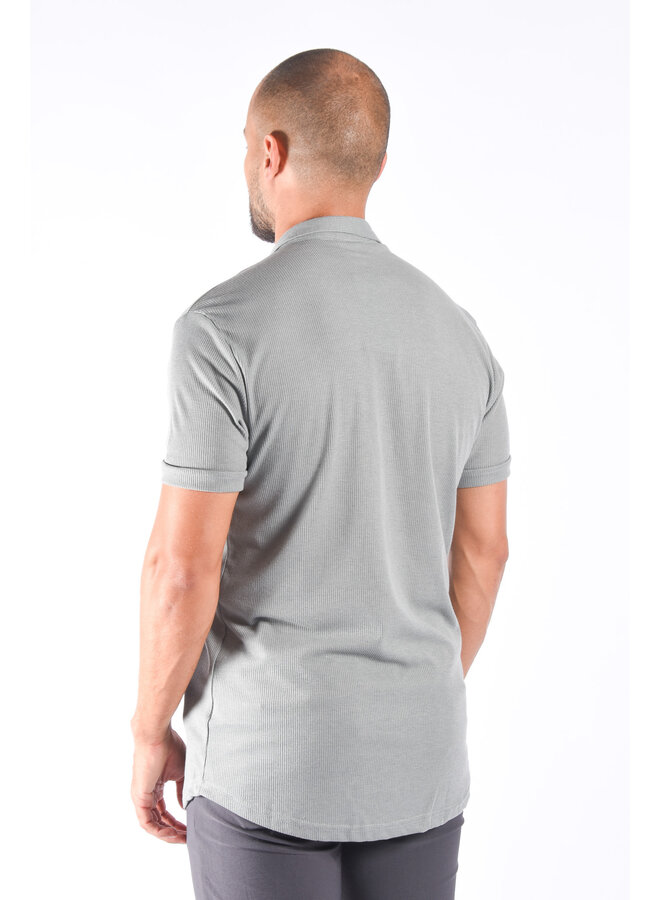 Premium Detail Short Sleeve Blouse “Maes” Grey