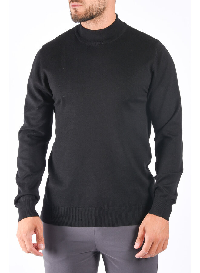 Premium Basic Turtle Neck  Black