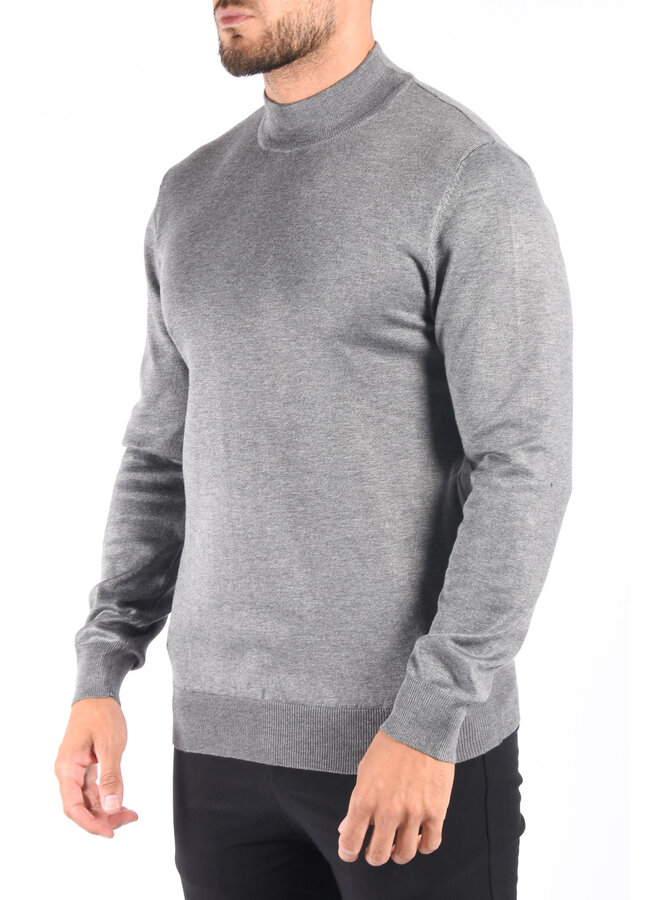 Premium Basic Turtle Neck Grey