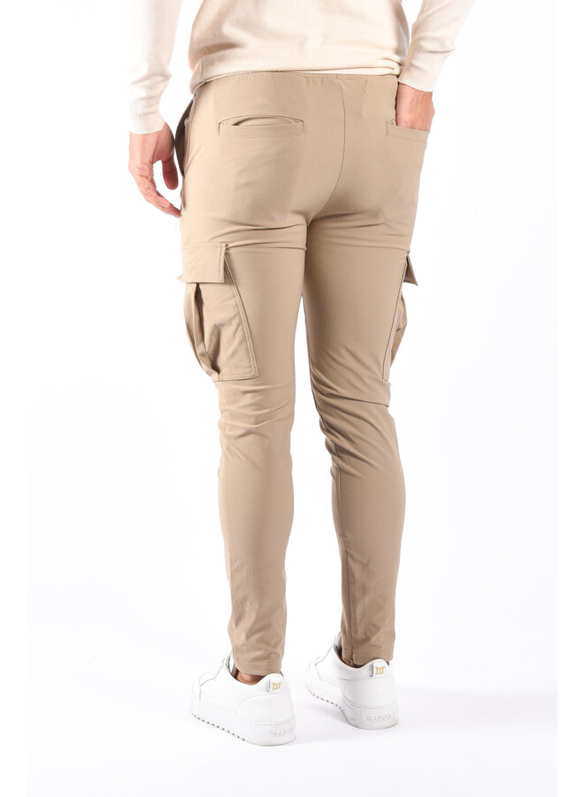 Premium Stretch Cargo Pants “Nova” Beige