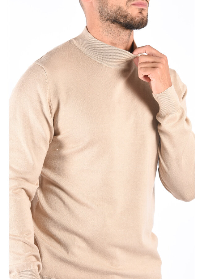 Premium Basic Turtle Neck Beige