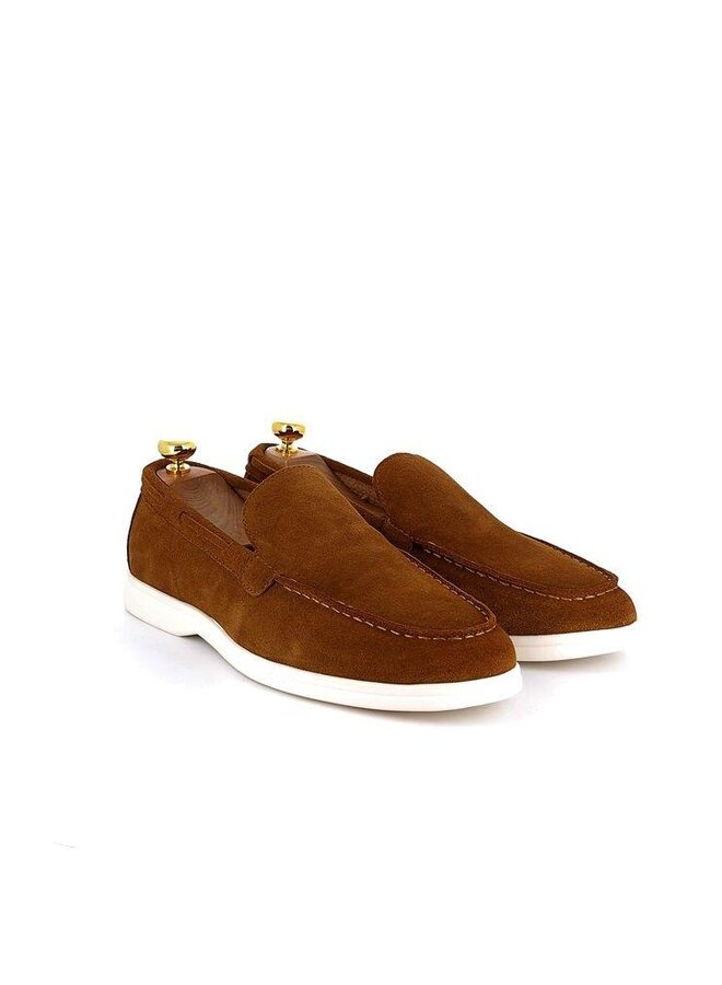 Premium Loafers “Santino” Camel Suede