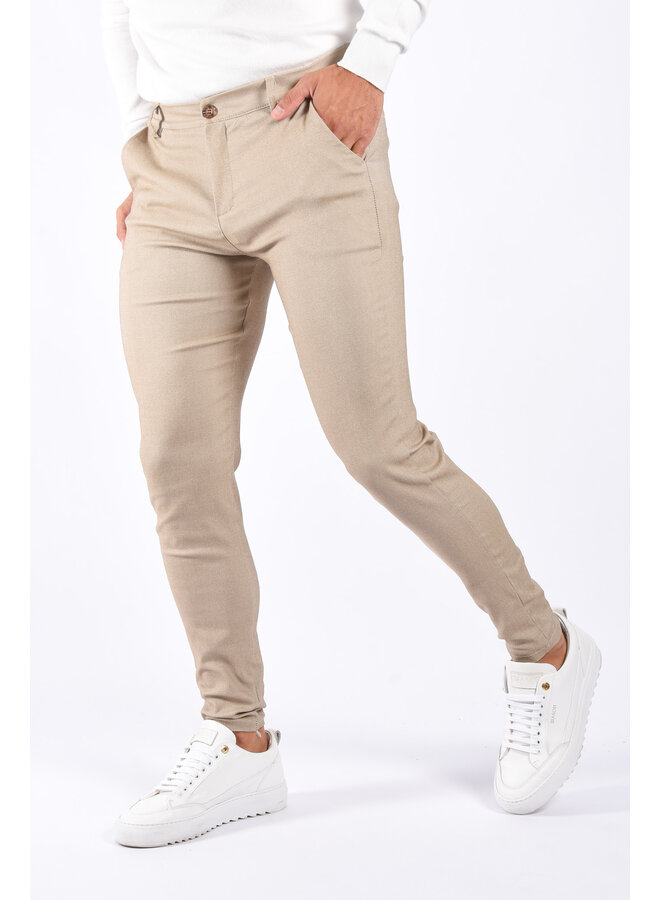 Stretch Pantalon Beige