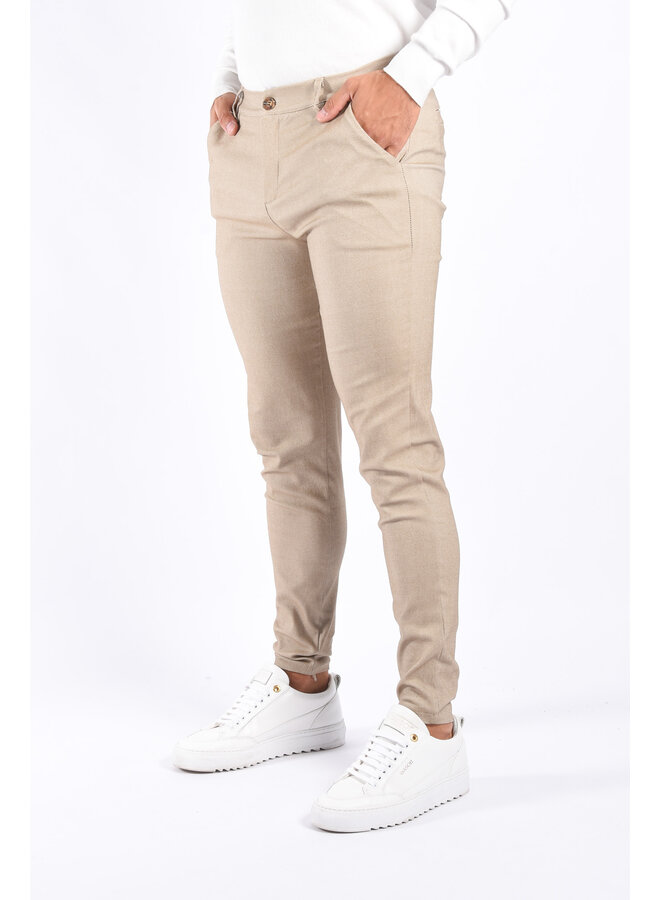 Stretch Pantalon Beige