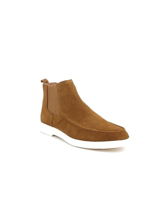 Low Chelsea Boots "Giorgio"  Camel Suede