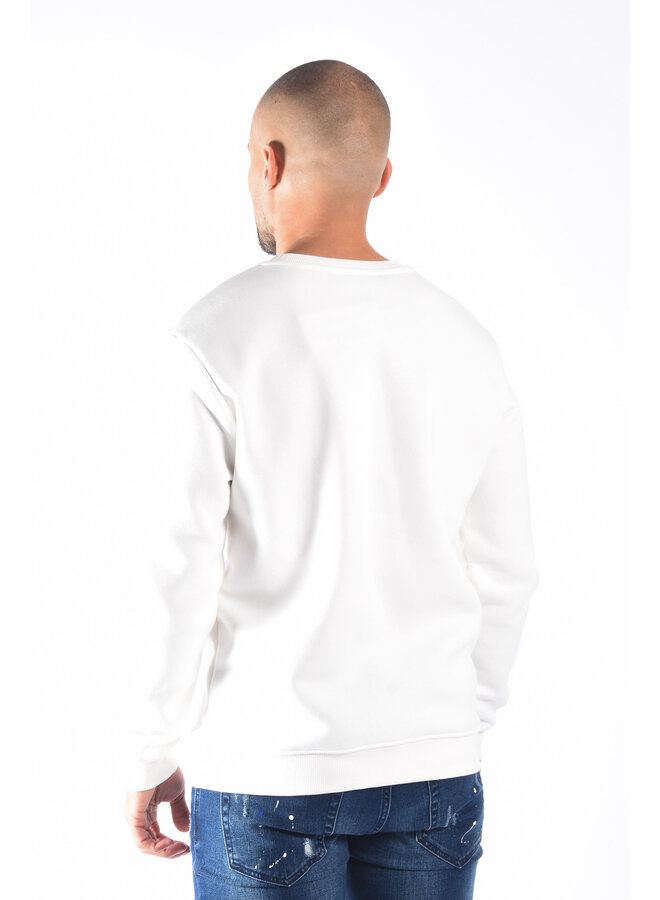 Basic sweater “caleb” White