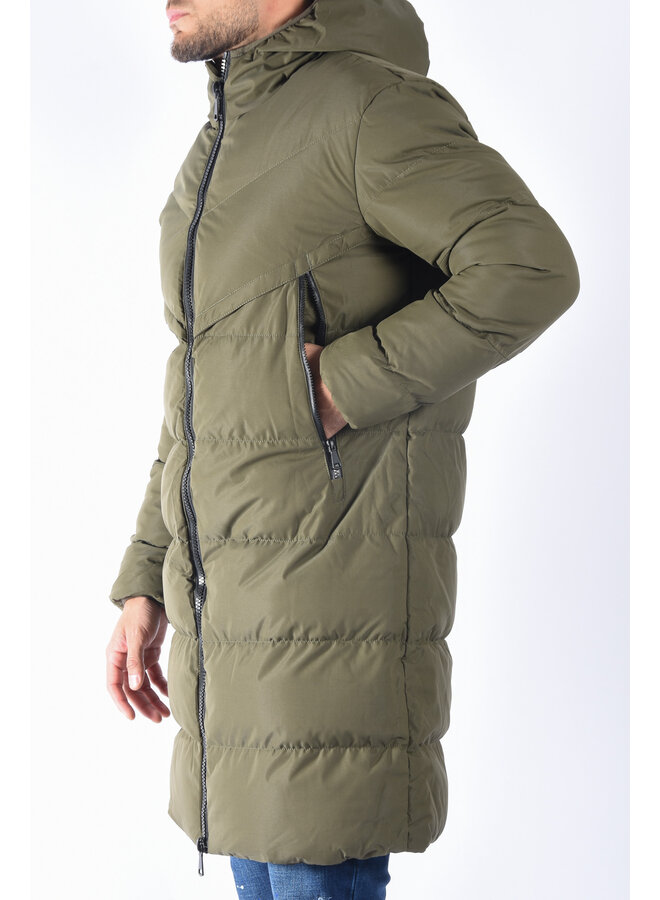 Winter Puffer  jacket “north” Green