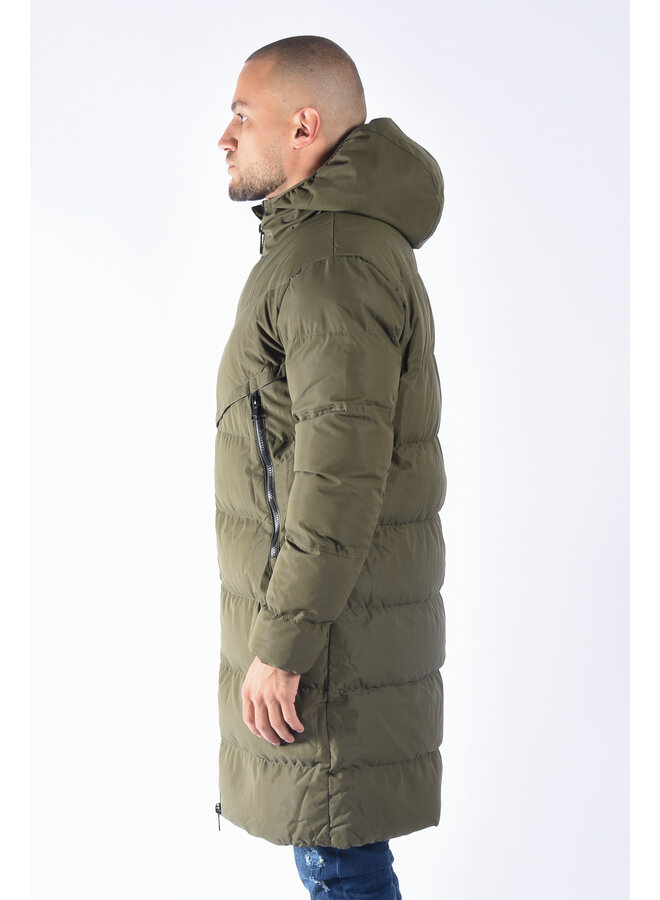 Winter Puffer  jacket “north” Green