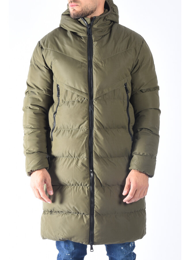 Winter Puffer  jacket “north” Green