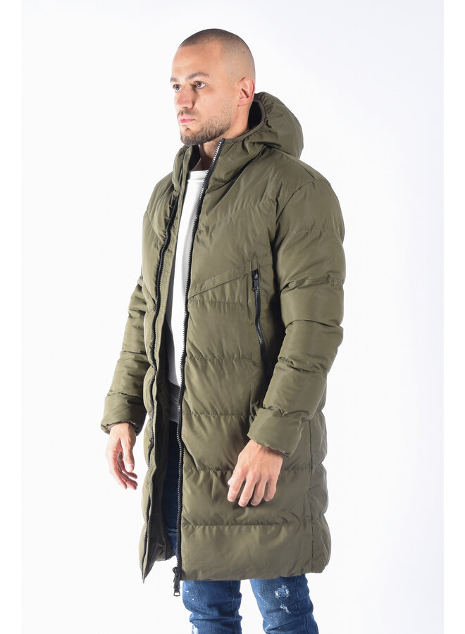 Winter Puffer  jacket “north” Green