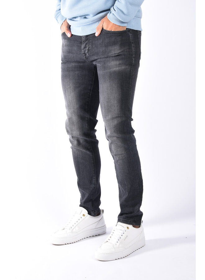 Basic slim fit stretch jeans “benjamin” Black