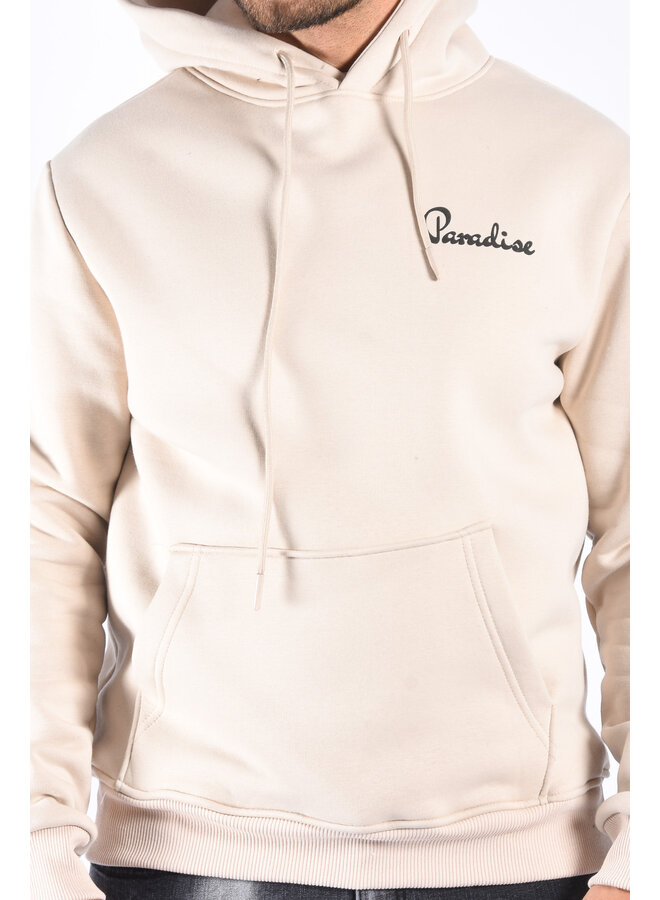 Premium Hoodie “Paradise” Beige