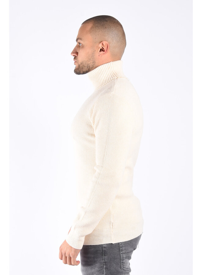 Premium Knitted Coltrui Light Beige