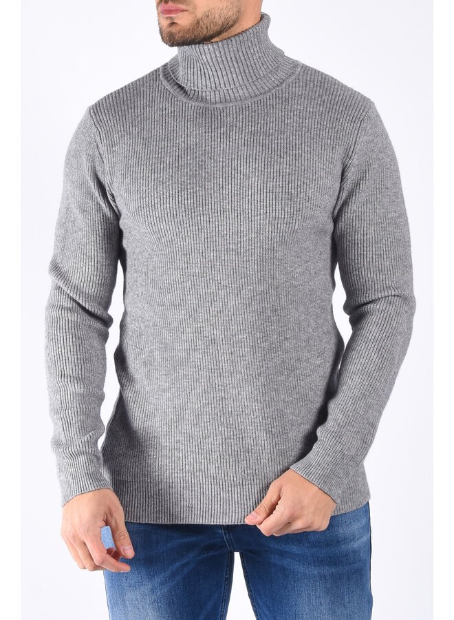 Premium Knitted Coltrui Grey