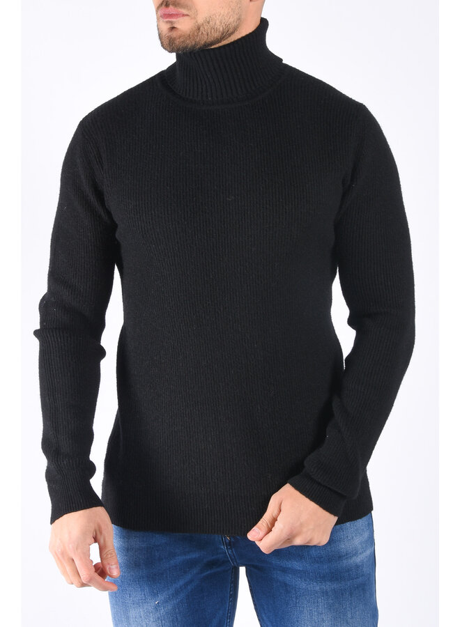 Premium Knitted Coltrui Black