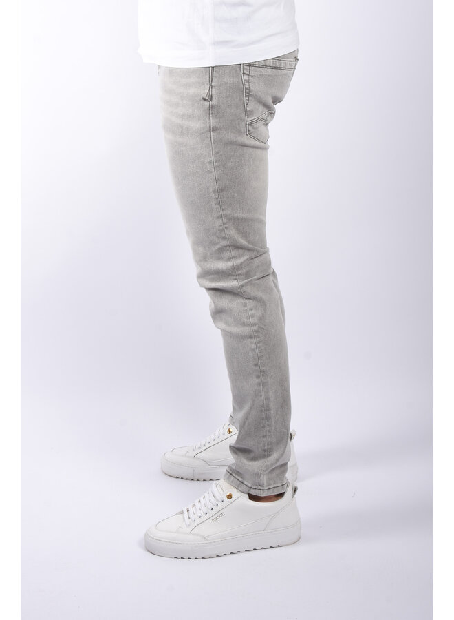 Slim Fit Stretch Jeans “Nev” Washed Grey