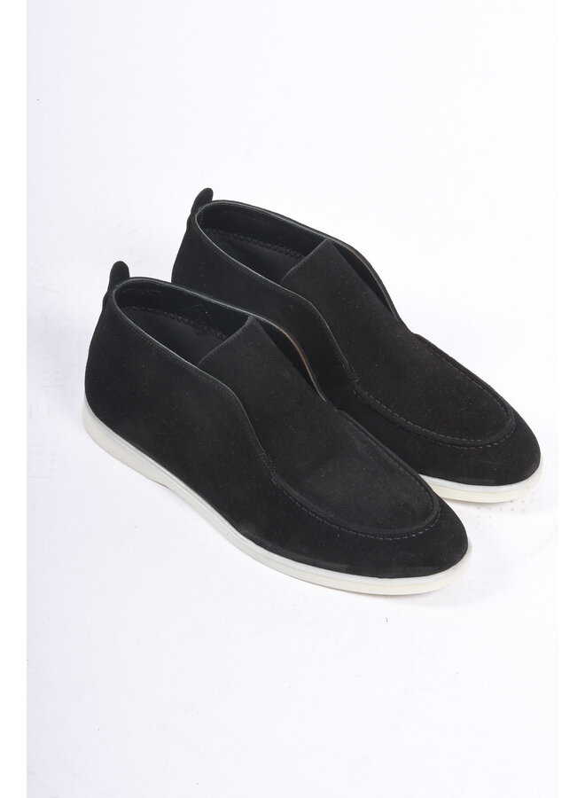 Premium Mid Loafers “Massimo” Black Suede