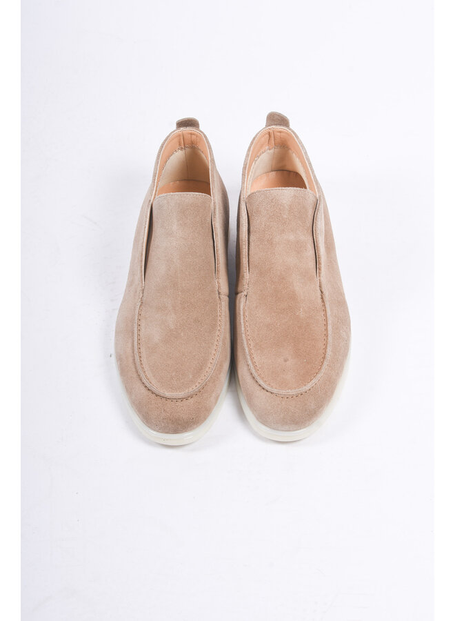 Premium Mid Loafers “Massimo” Beige Suede