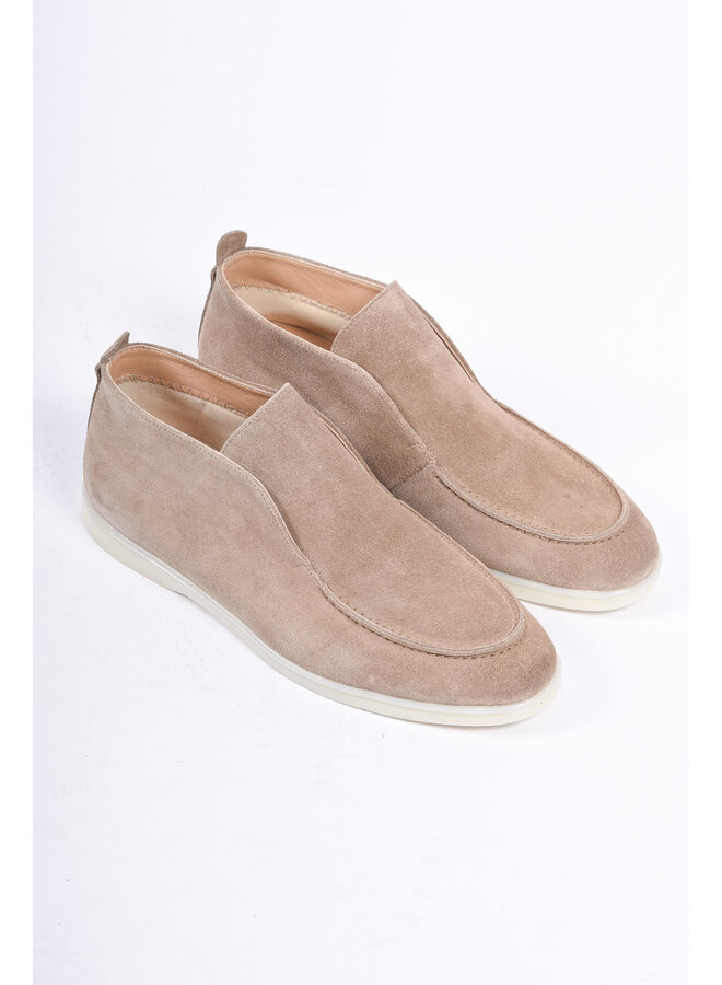 Premium Mid Loafers “Massimo” Beige Suede