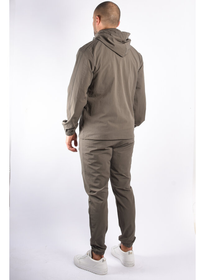 Premium Stretch  Tracksuit "Gian" Thyme Green