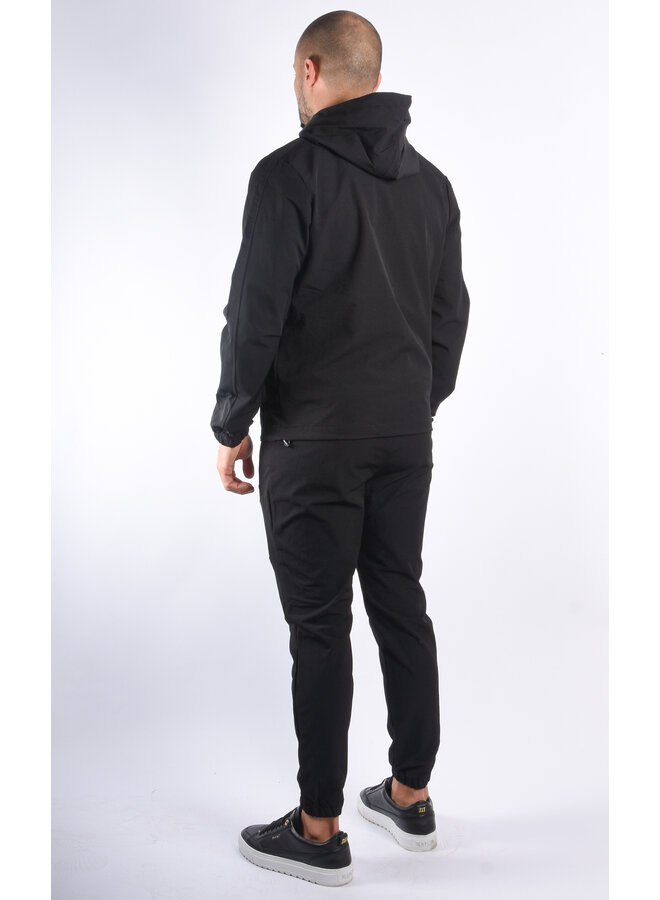 Premium Stretch  Tracksuit "Gian" Black