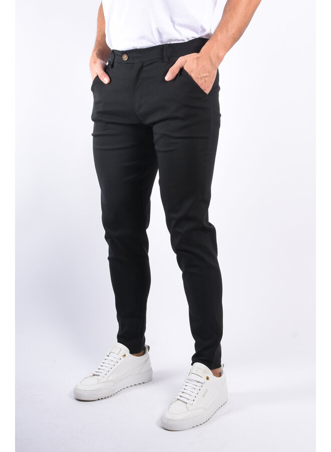 Stretch Pantalon Black