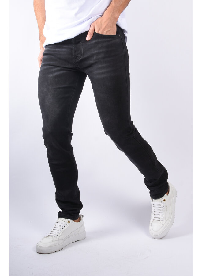 Slim Fit Stretch Jeans “Liam” Basic Black