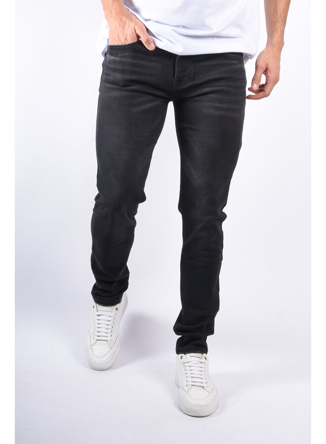 Slim Fit Stretch Jeans “Liam” Basic Black