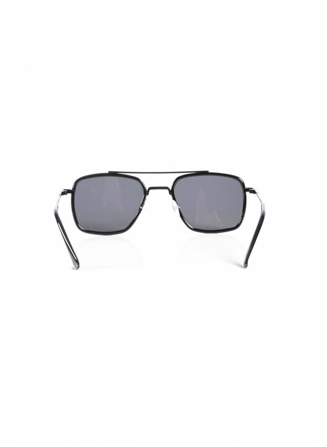 Premium Black/Black Aviator Sunglasses Black Tint