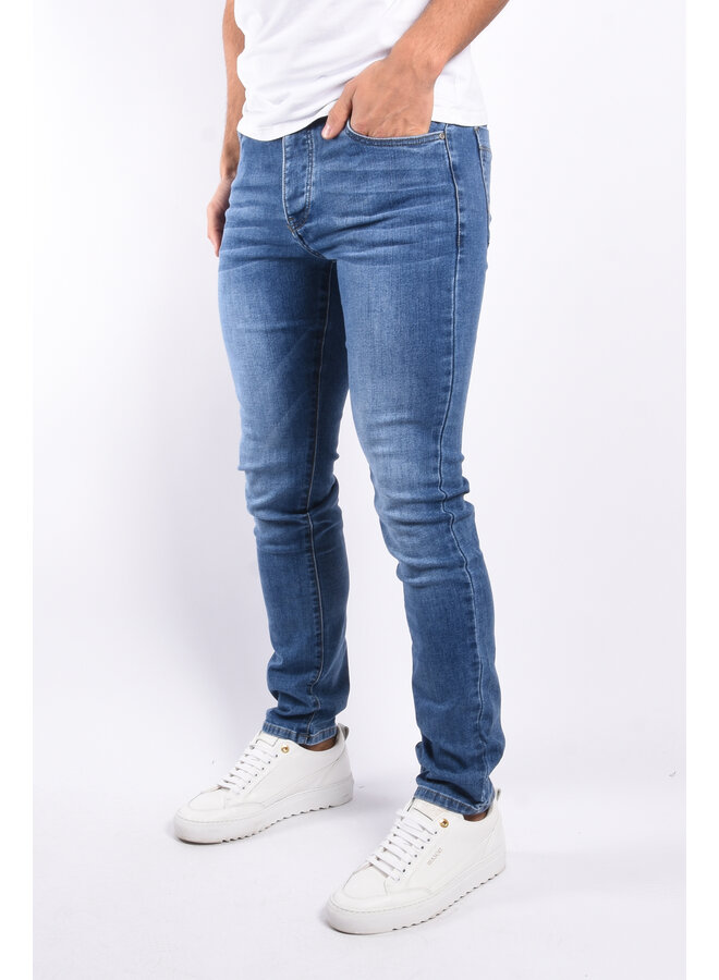 Slim Fit Stretch Jeans "Canay" Light Blue