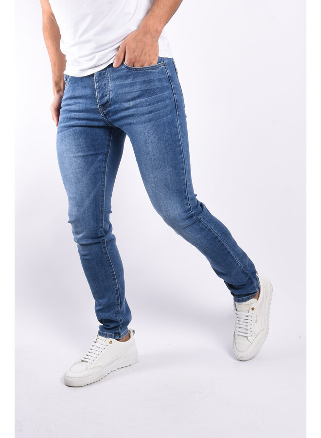 Slim Fit Stretch Jeans "Canay" Light Blue