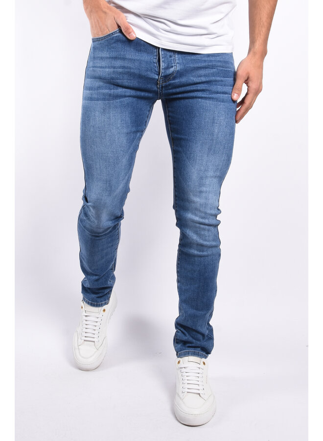 Slim Fit Stretch Jeans "Canay" Light Blue