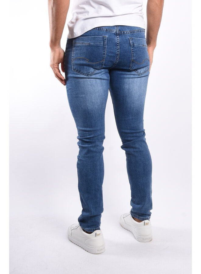 Slim Fit Stretch Jeans "Canay" Light Blue