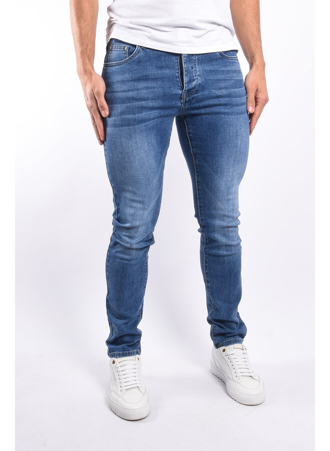 Slim Fit Stretch Jeans "Canay" Light Blue