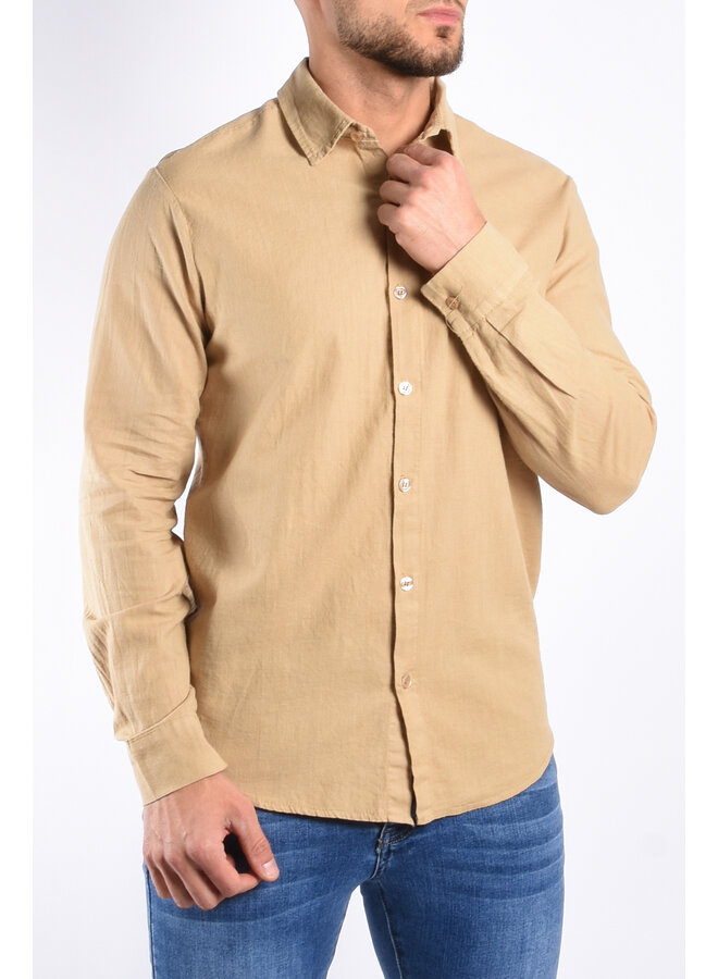 Premium Linnen Blouse "Cagliari" Beige