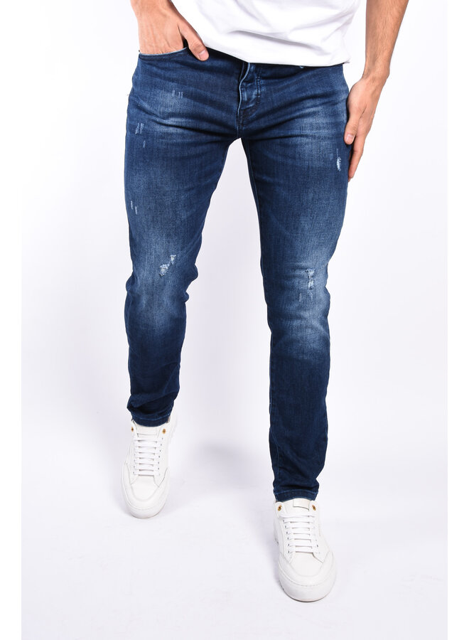 Slim Fit Stretch Jeans “Tigo” Dark Blue