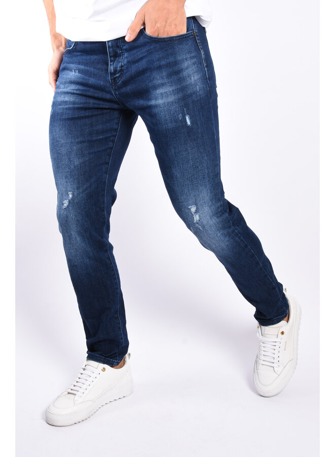 Slim Fit Stretch Jeans “Tigo” Dark Blue