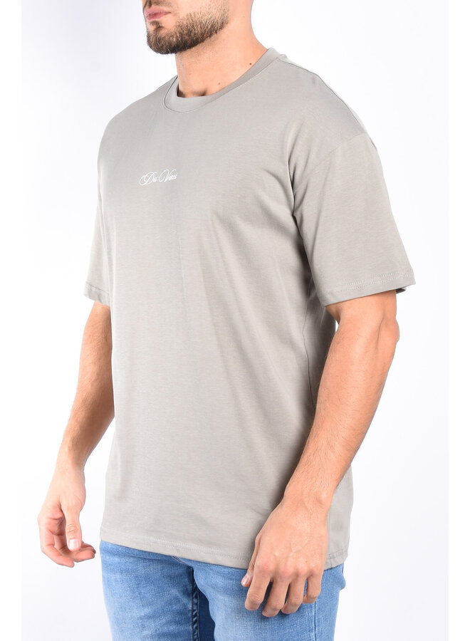 Premium Oversize Loose Fit T-shirt “Da Vinci” Grey