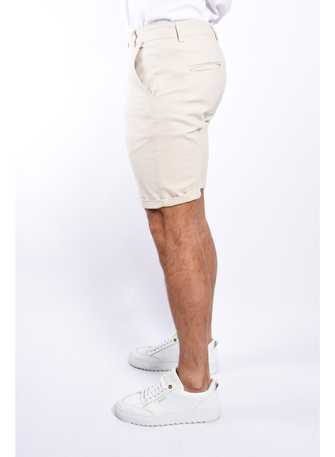 Chino Stretch Shorts “Tropea”  Beige