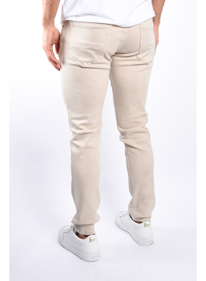 Slim Fit Stretch Jeans “arta” Beige