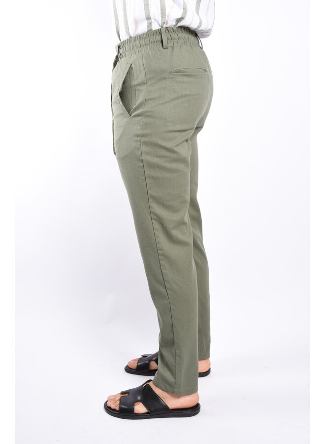 Premium Linnen Pants “Valencia” Green