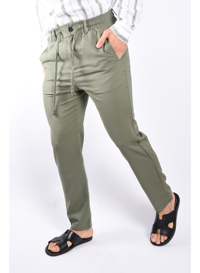 Premium Linnen Pants “Valencia” Green