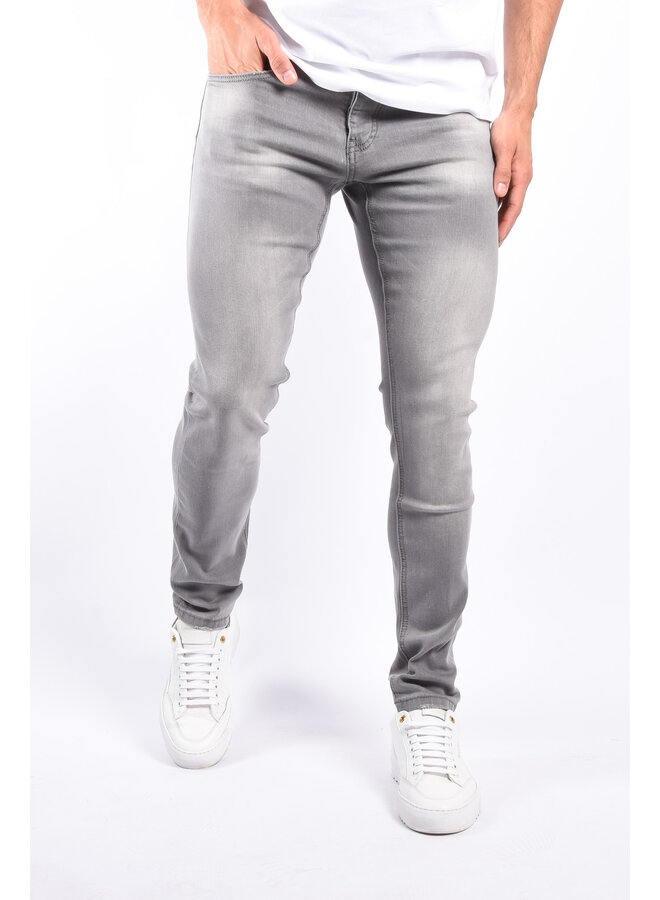 Slim Fit Stretch Jeans “ Edis “ Grey Washed