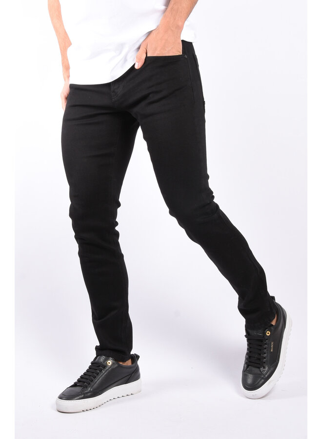 Slim Fit Stretch Jeans “ Denis “ Basic Black