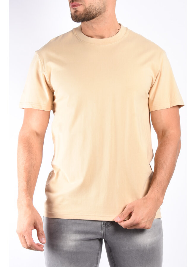 Basic t-shirt regular fit “kris”  Beige