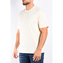 Basic t-shirt regular fit “kris”  Creme