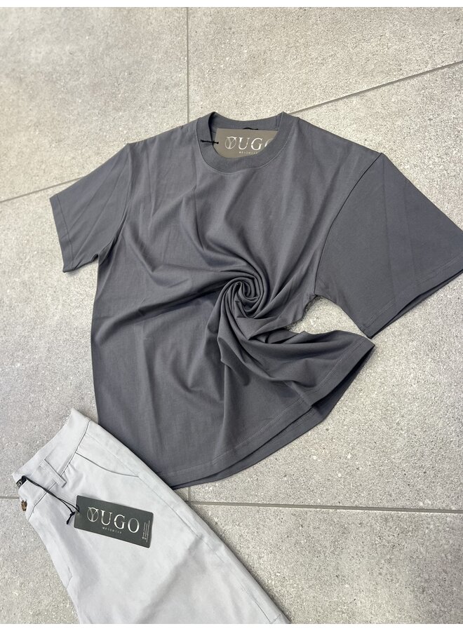 Basic t-shirt regular fit “kris”  Gray