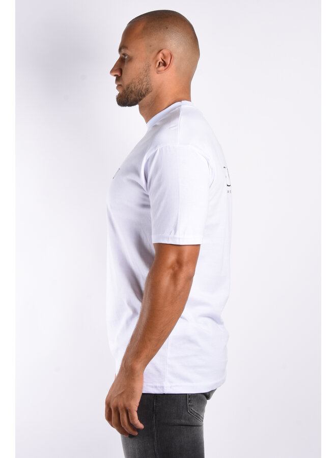 Premium YUGO T-shirt Relaxed Fit White / Black