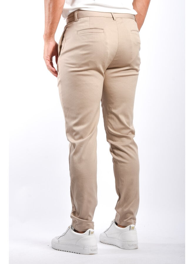 Dynamic Stretch Trousers "Aurelio" Beige