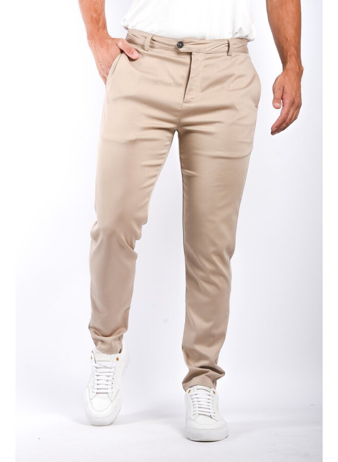 Dynamic Stretch Trousers "Aurelio" Beige